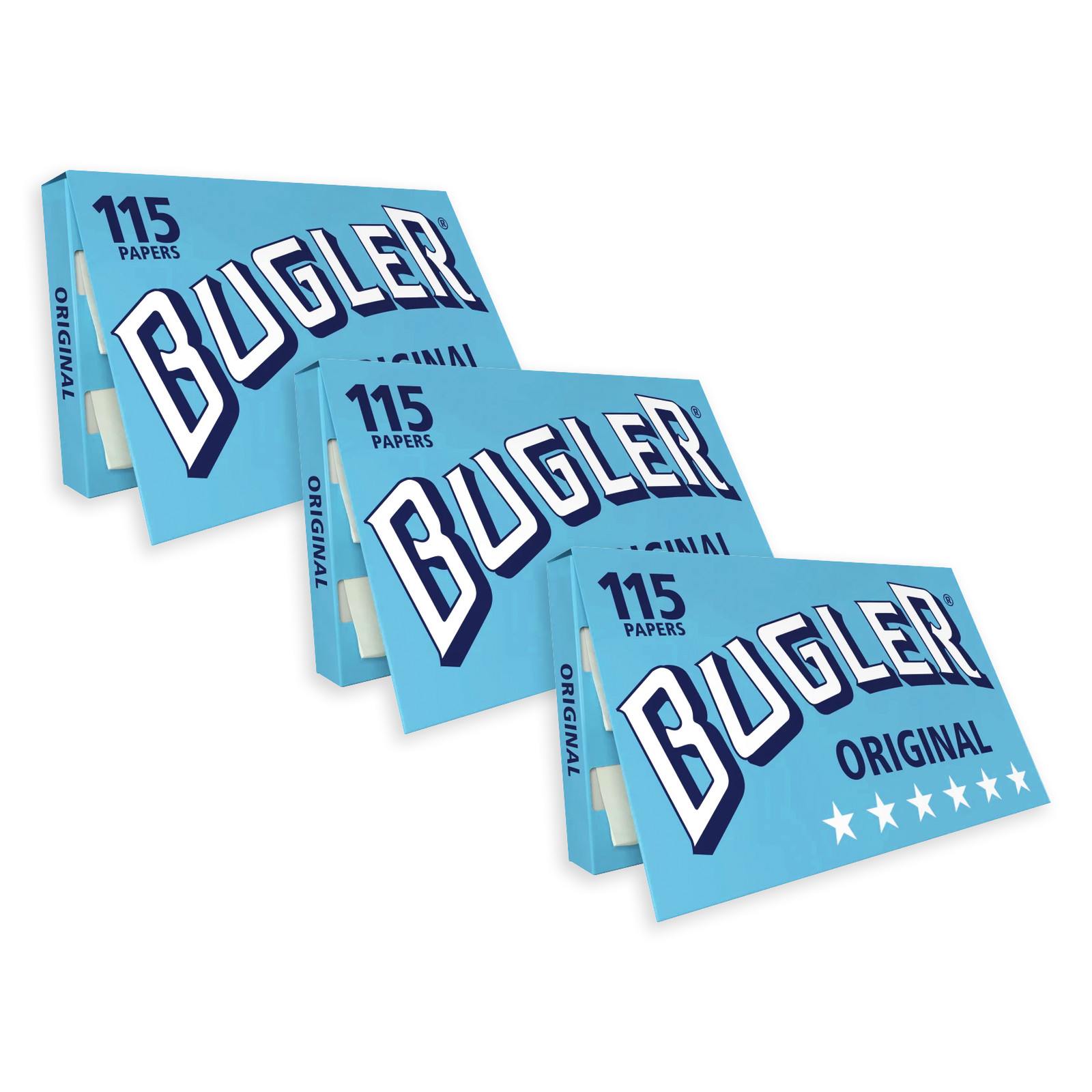 Bugler Original 115ct Rolling Papers (3 Booklets)
