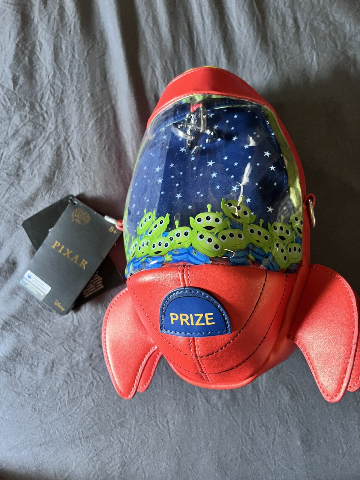 Disney Loungefly Alien Claw Machine Pizza Planet Toy Story Funko Crossbody Bag