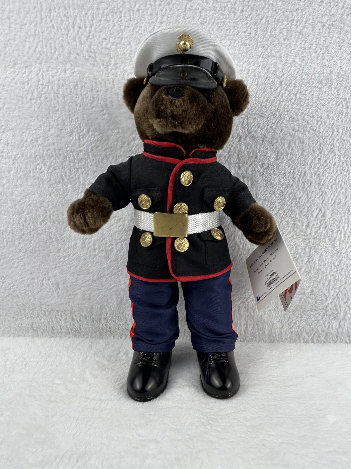 Vintage Ira Green Bear Forces of America USMC Marine Dress Blues Bear Pre-Owned