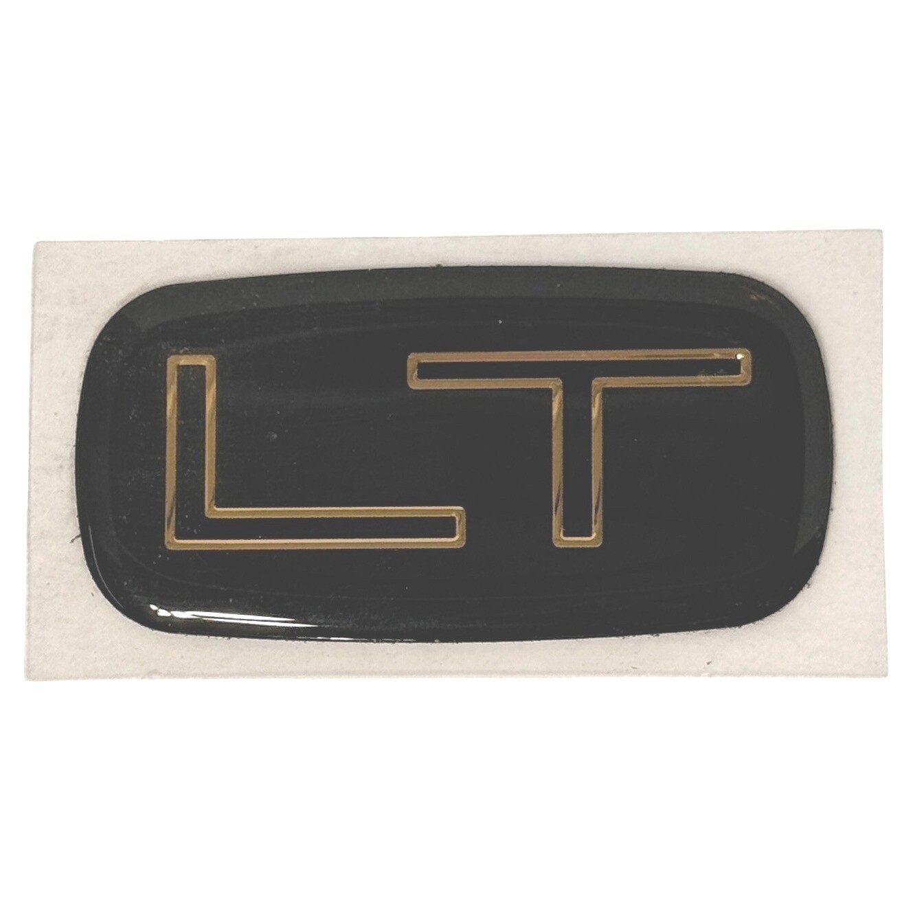 Genuine GM LT Emblem Black Gold Nameplate Badge 15036136 New OEM Chevy GMC *