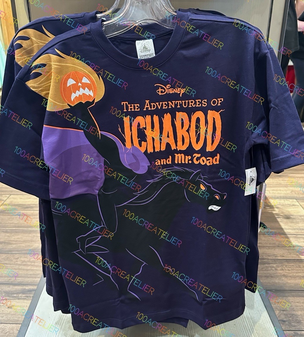 Disney Parks Adventures Of Ichabod & Mr Toad Headless Horseman T-Shirt ALL SIZES