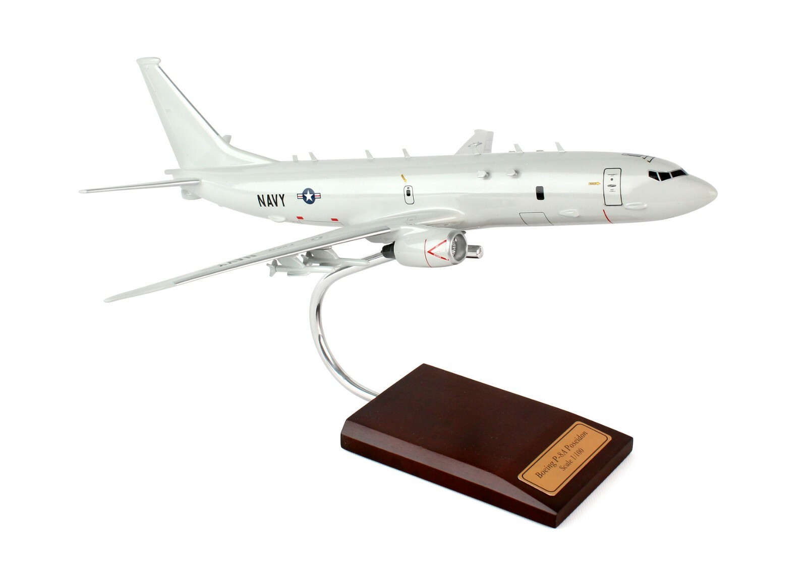 US Navy  Boeing P-8 Poseidon ASW ELINT Desk Top Display 1/100 Model XX Airplane
