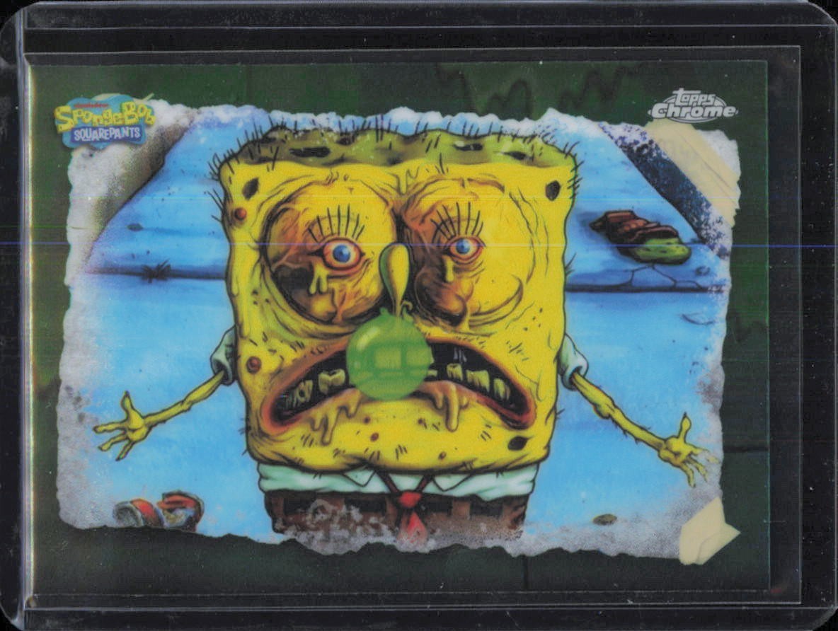 2025 Topps Chrome SpongeBob Gross Out Is There Something Wrong With Me #GO-8