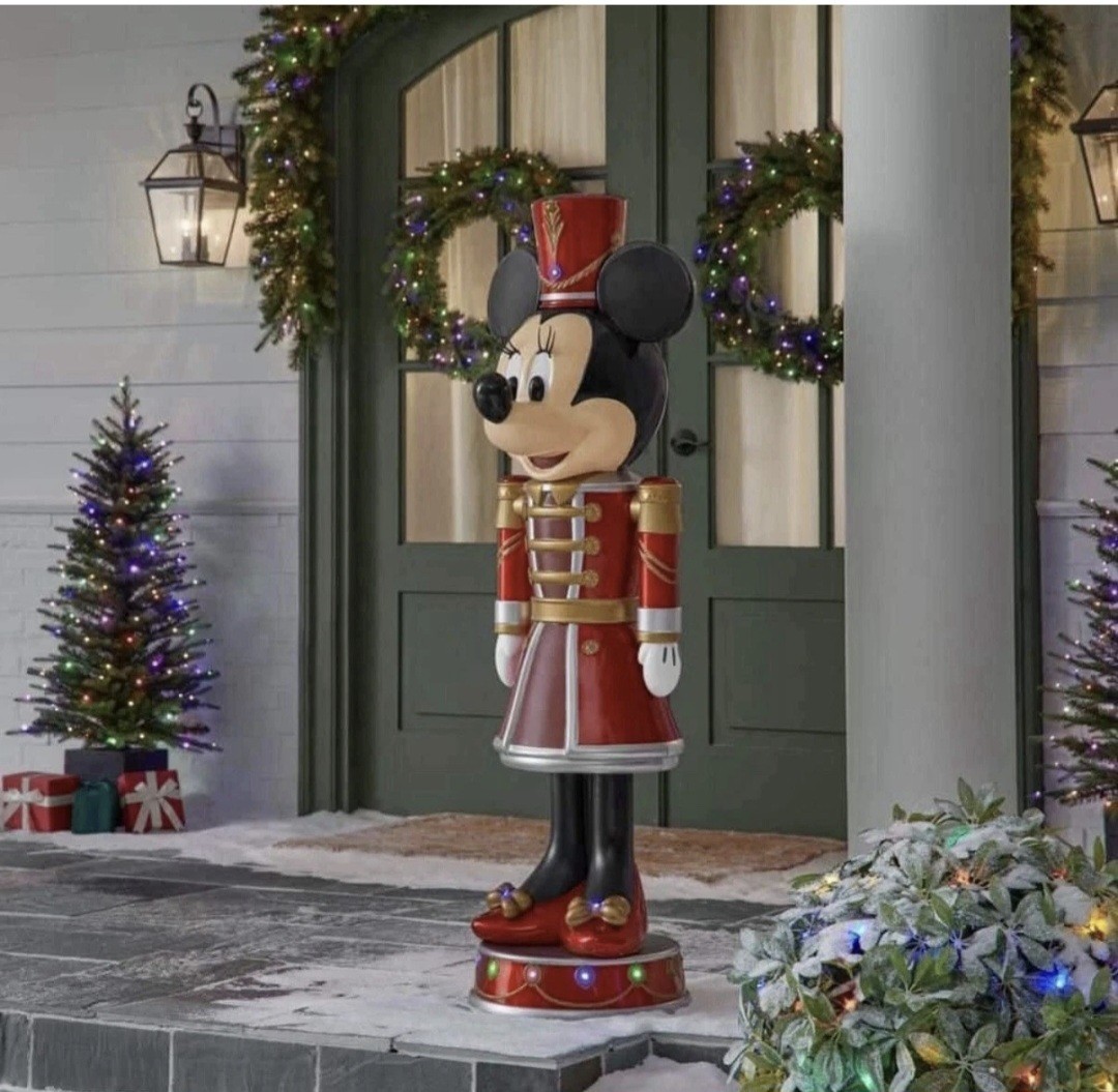 NEW Disney 5 ft Animated Holiday Minnie Mouse Nutcracker Holiday Decor Limited 