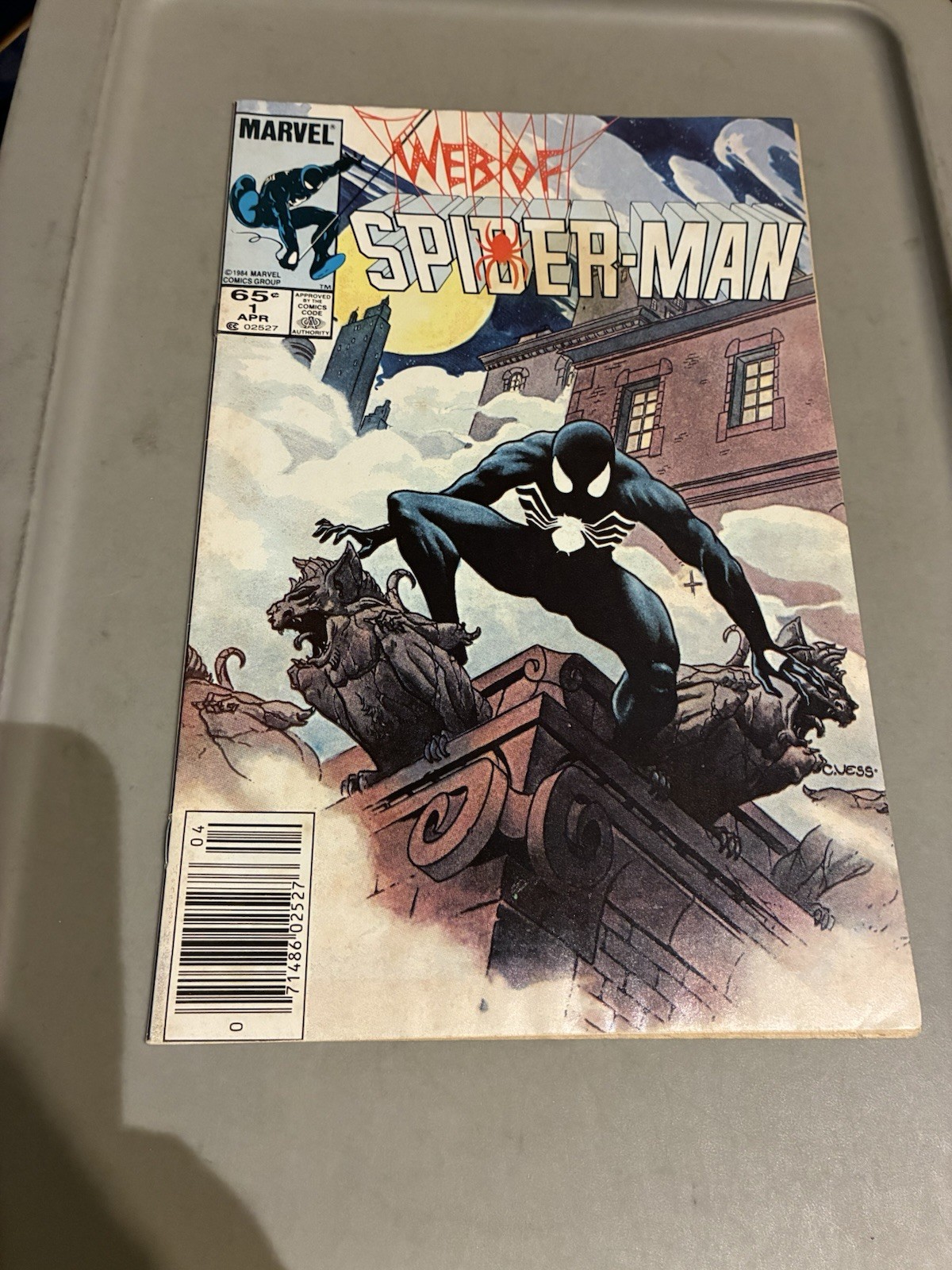 1985 Web Of Spider-Man #1 Newsstand Variant