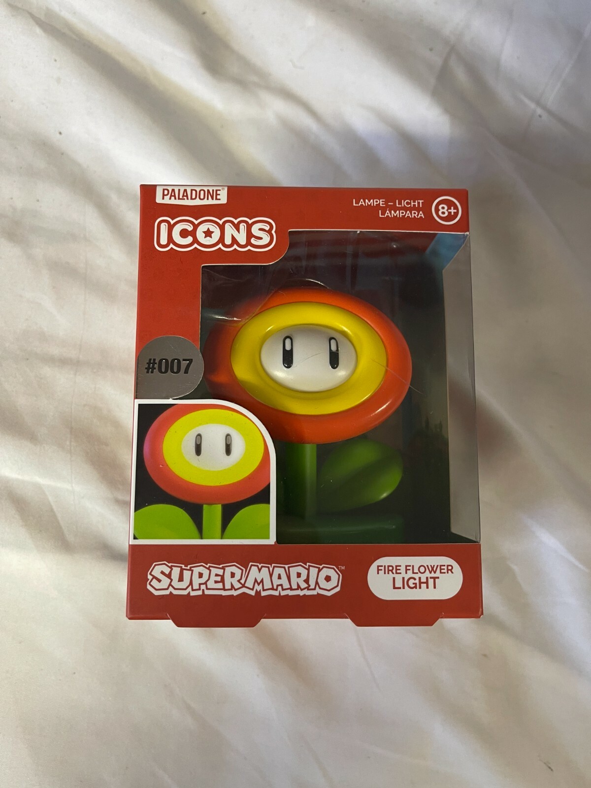 Nintendo SUPER MARIO Paladone Icon Light  FIRE FLOWER Approx 4\