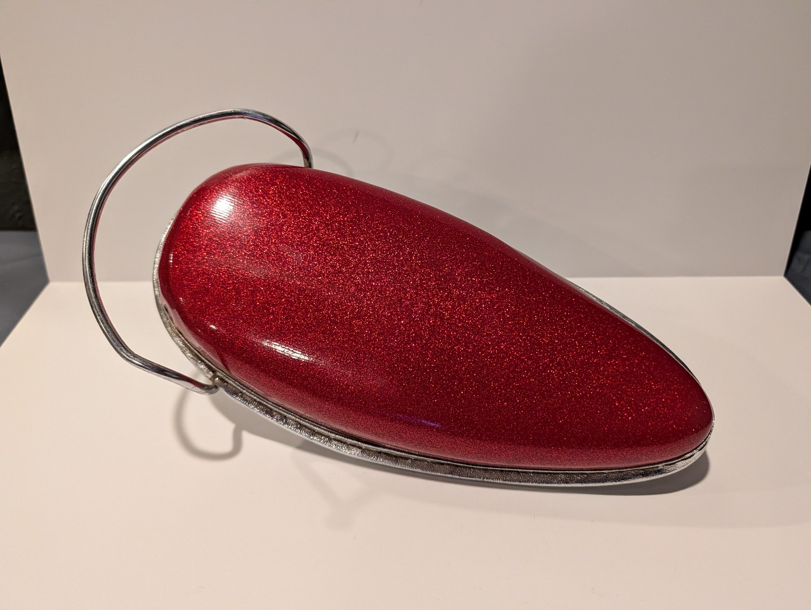 VINTAGE Troxel Solo Polo Bike Banana Seat Seat Spring Saddle 1960s - SPARKLE RED