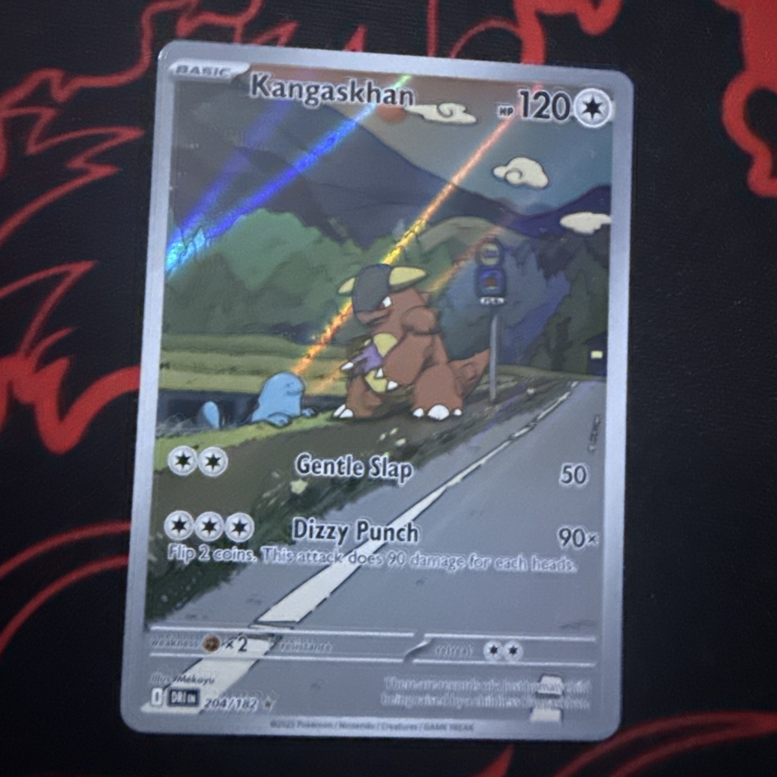 Pokémon TCG Kangaskhan Full Art #204/182 Sv10: Destined Rivals NM