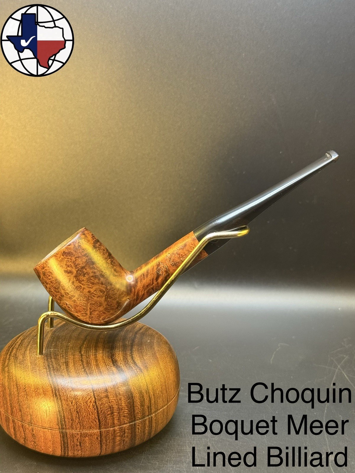 Vintage Butz Choquin Boquet Meer Lined Billiard Tobacco Pipe