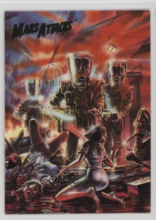 1994 Mars Attacks Archives The Comics Ted Boonthankit's Cover Issue #4 #70 0kb5