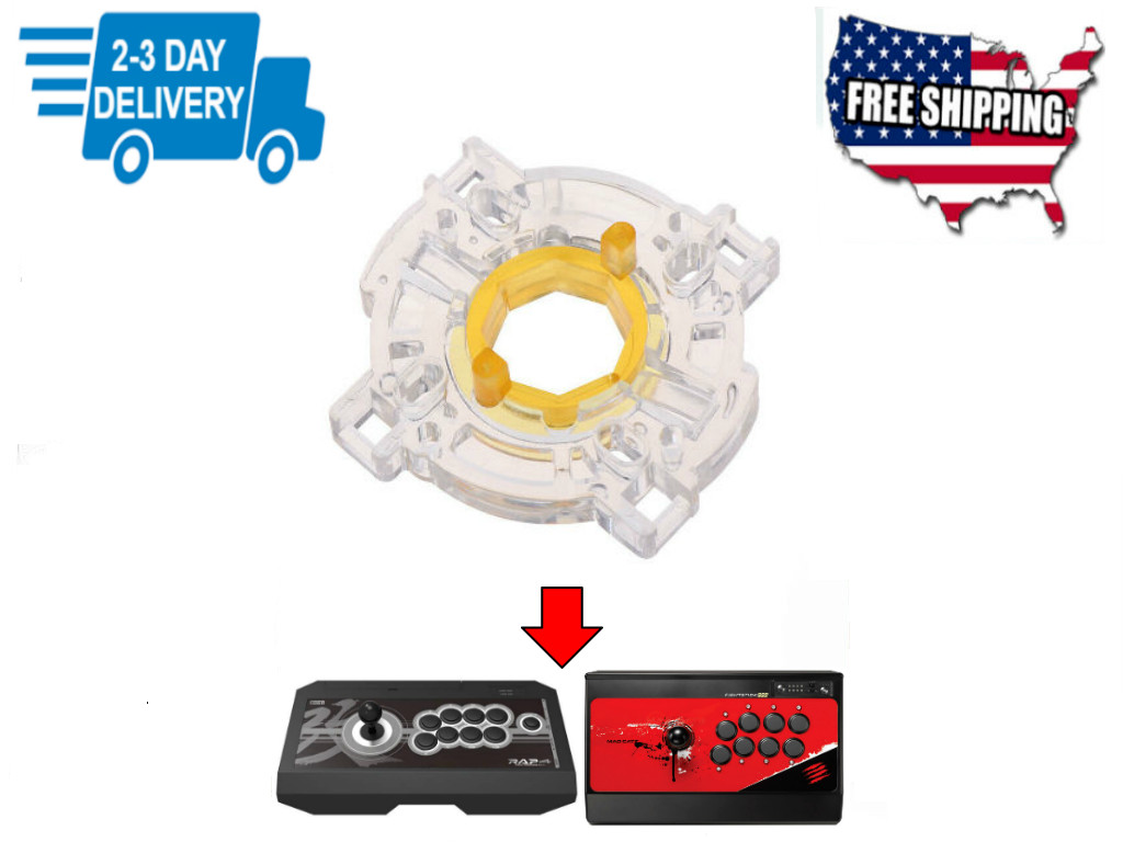 Octagonal Restrictor Gate Plate GT-Y For Sanwa JLF Joystick Fightstick Arcade