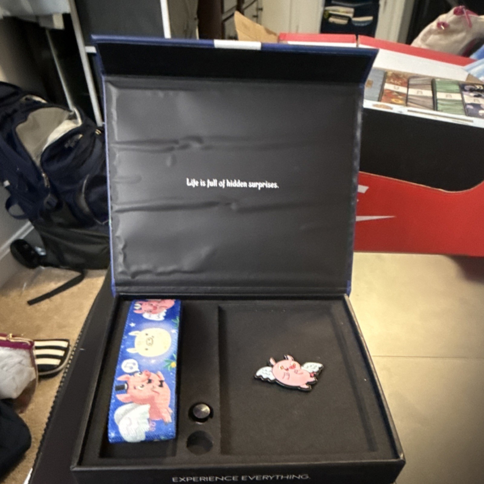 ZOX Pearl: Anything Can Happen Charm Bracelet and Collectible Pin Set, Fabric  