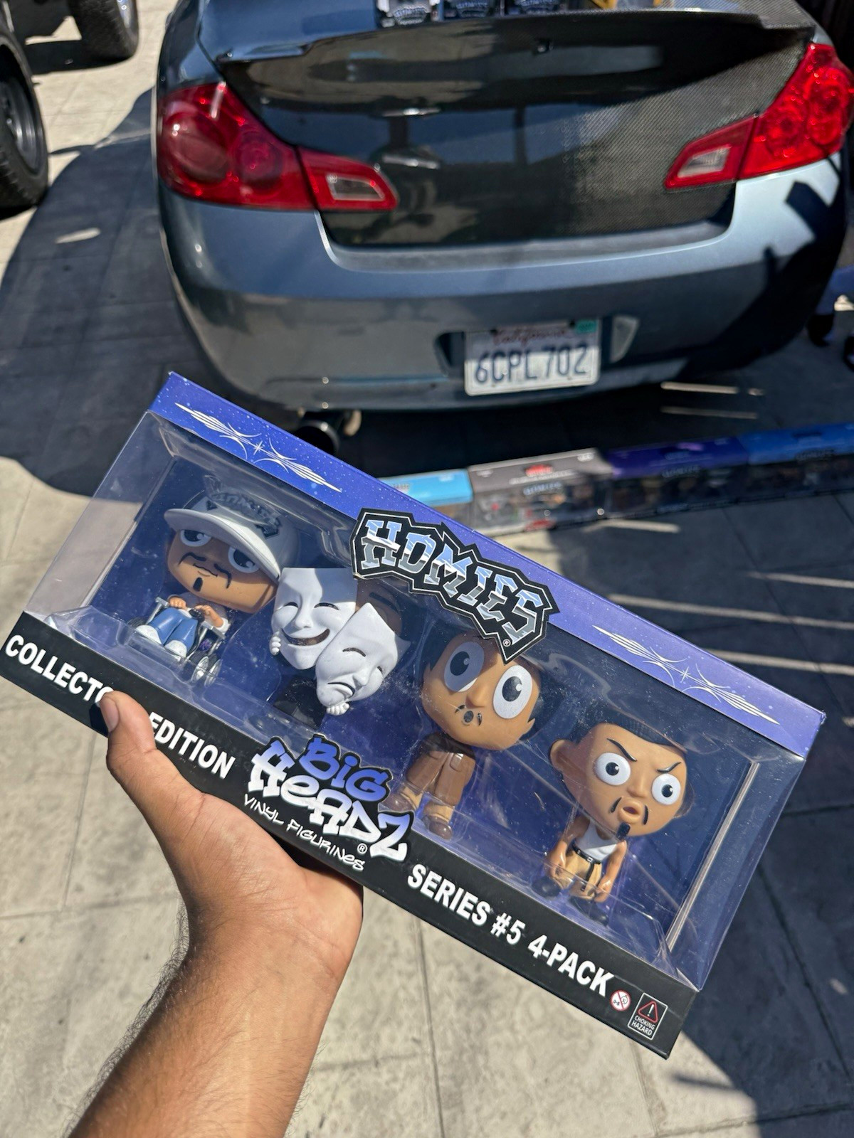 Homies Big Headz Collectors Edition 4-Pack Vinyl Figures all 5 series unopened