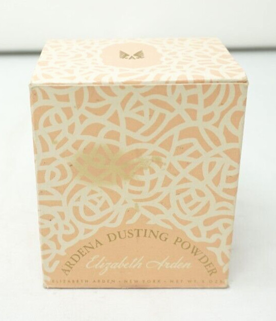 Excellent Vintage 1950s Elizabeth Arden June Geranium Dusting Powder 5oz—Unused