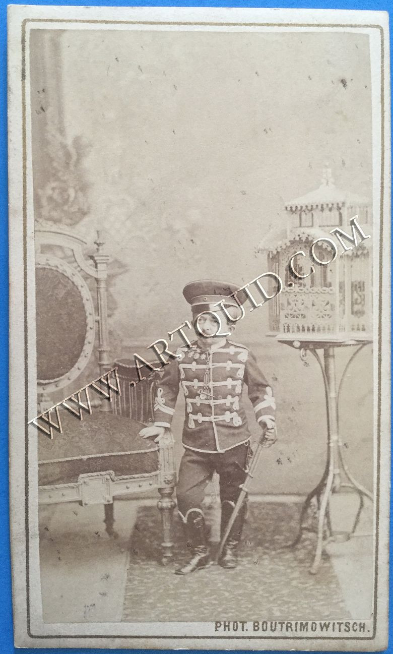 Carte de Visite, MARQUIS VOLGE - Smallest Man in the World, St. Petersburg, CDV