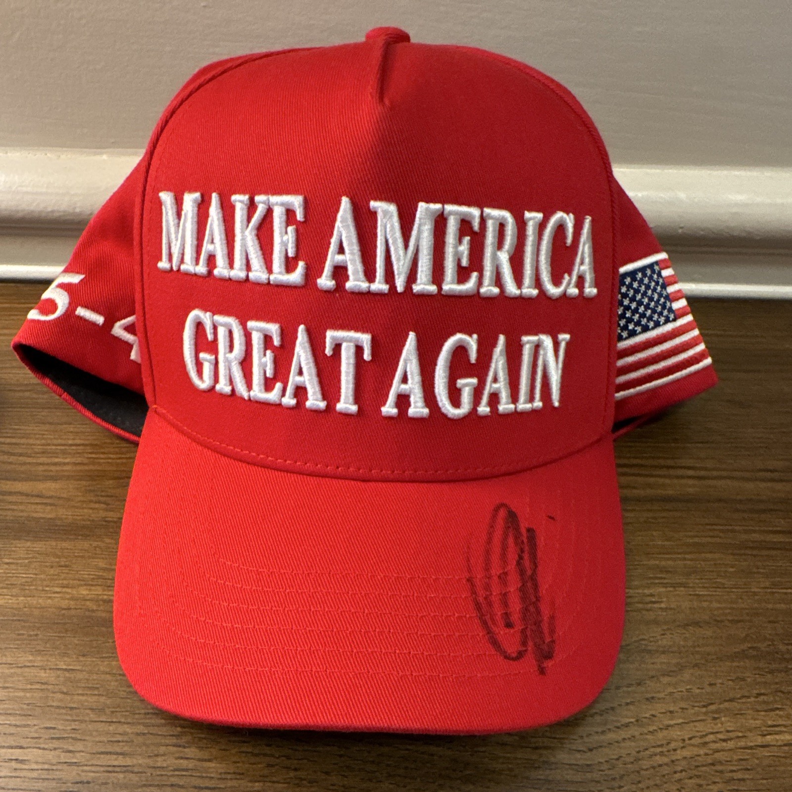 Charlie Kirk Signed TPUSA Make America Great Again 45-47 Adjustable Snapback