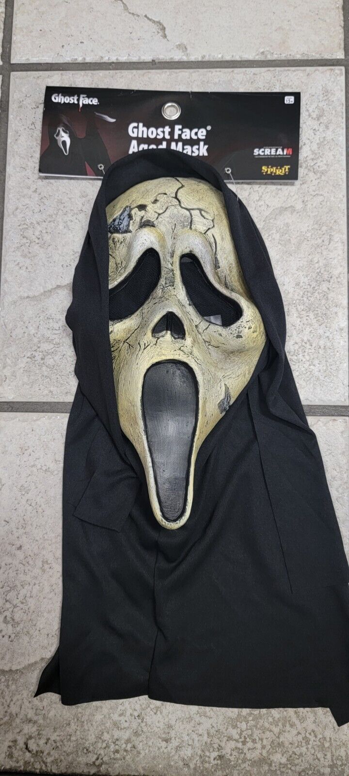 Ghost Face Aged Mask Scream VI Halloween Mask New