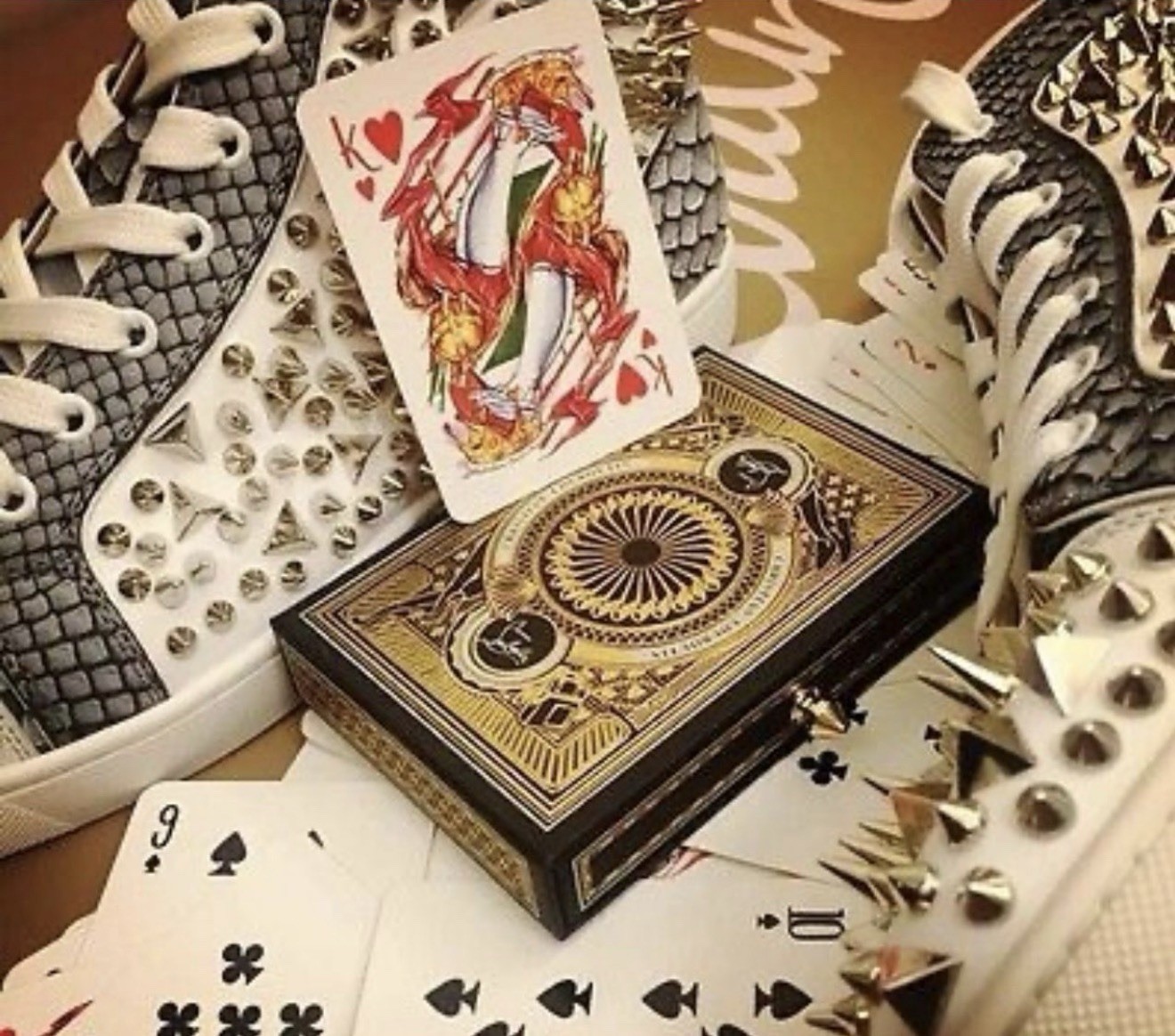 Christian Louboutin - Authentic Luxury Playing Card Set. Full Deck.