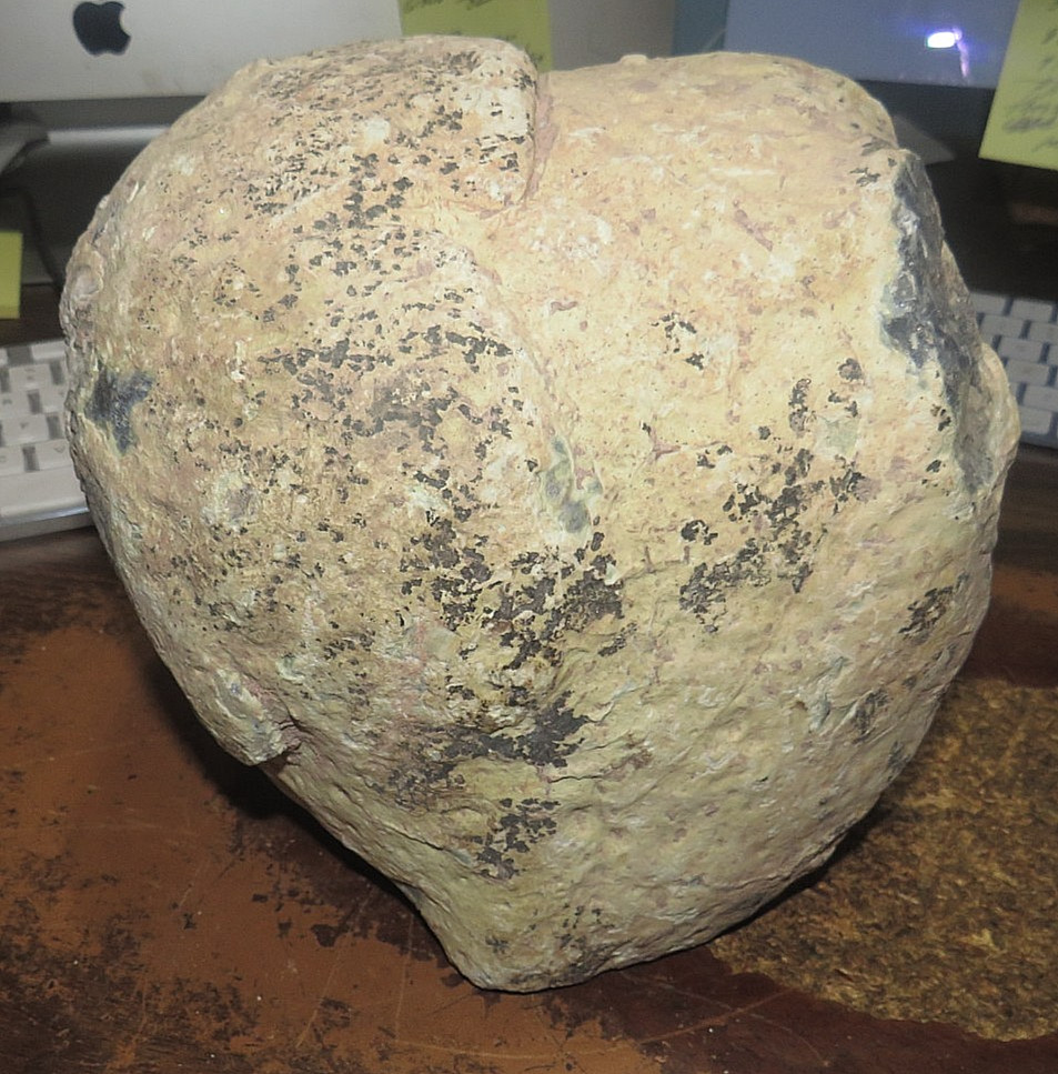 1 ENHYDRO AGATE GEODE MEXICO 7+- INCH PREHISTORIC 80% WATER INSIDE UNOPENED JAL