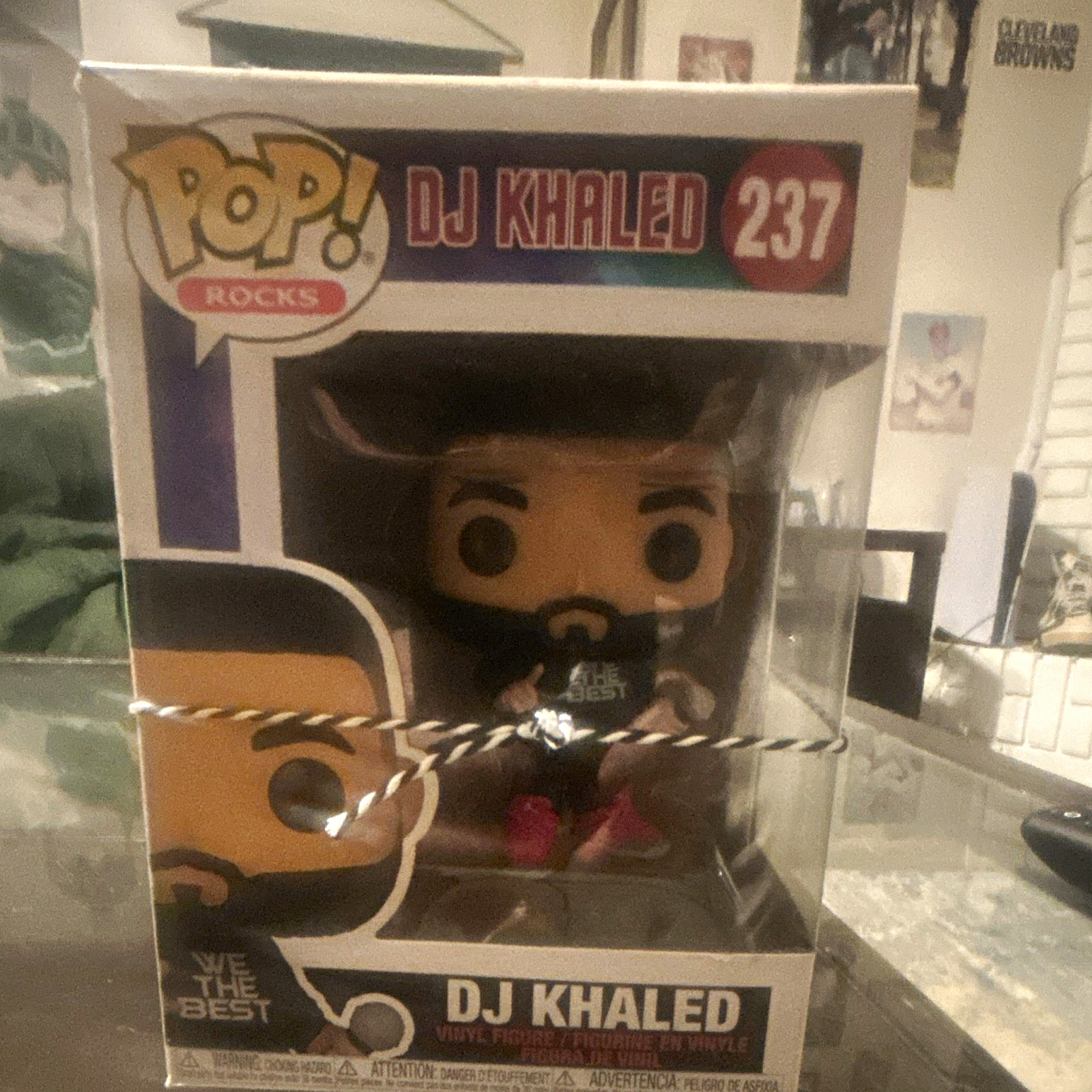 Funko Pop Rocks DJ Khaled #237 Standard Vinyl Figure, Original Unopened Box