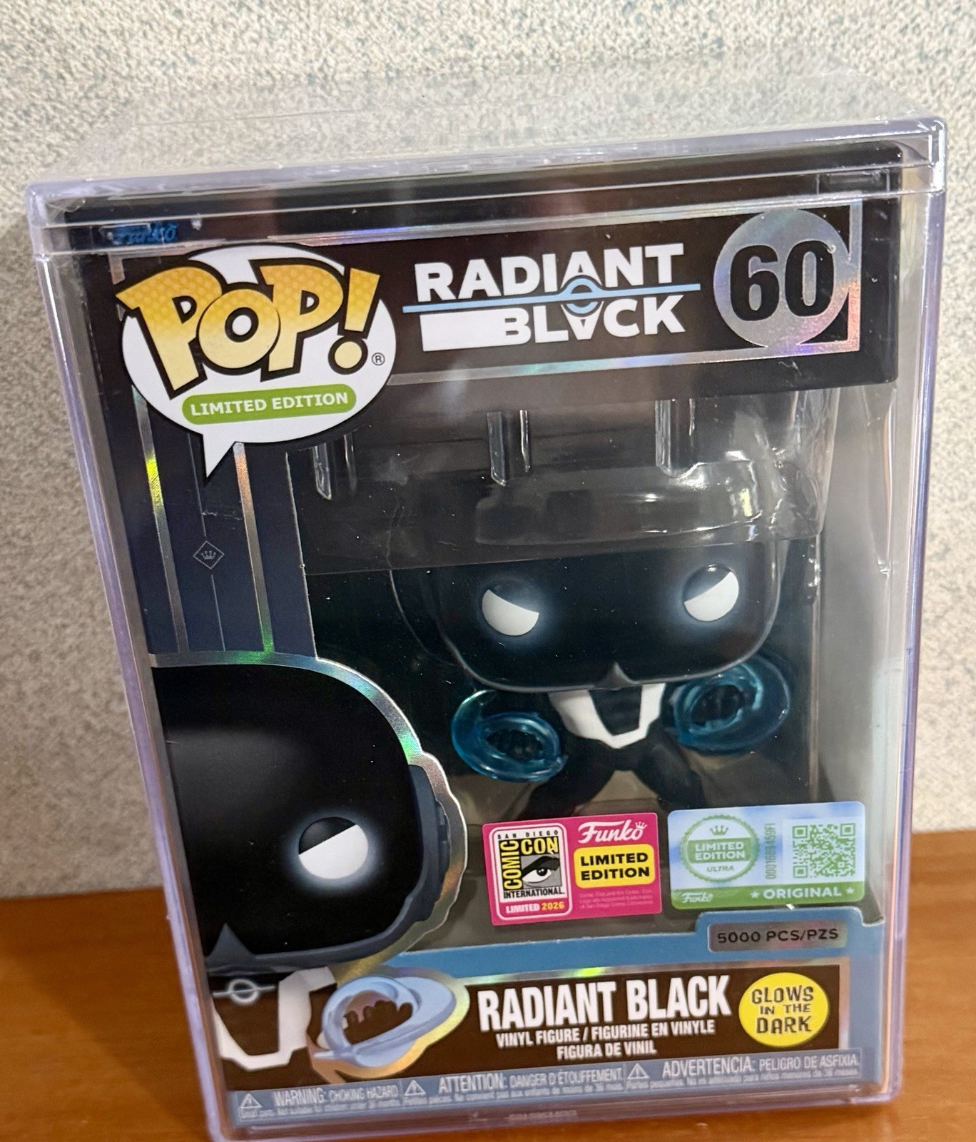 2026 SDCC Con Funko Pop Radiant Black Comics LE 5,000 Pcs ~ Glows in the Dark