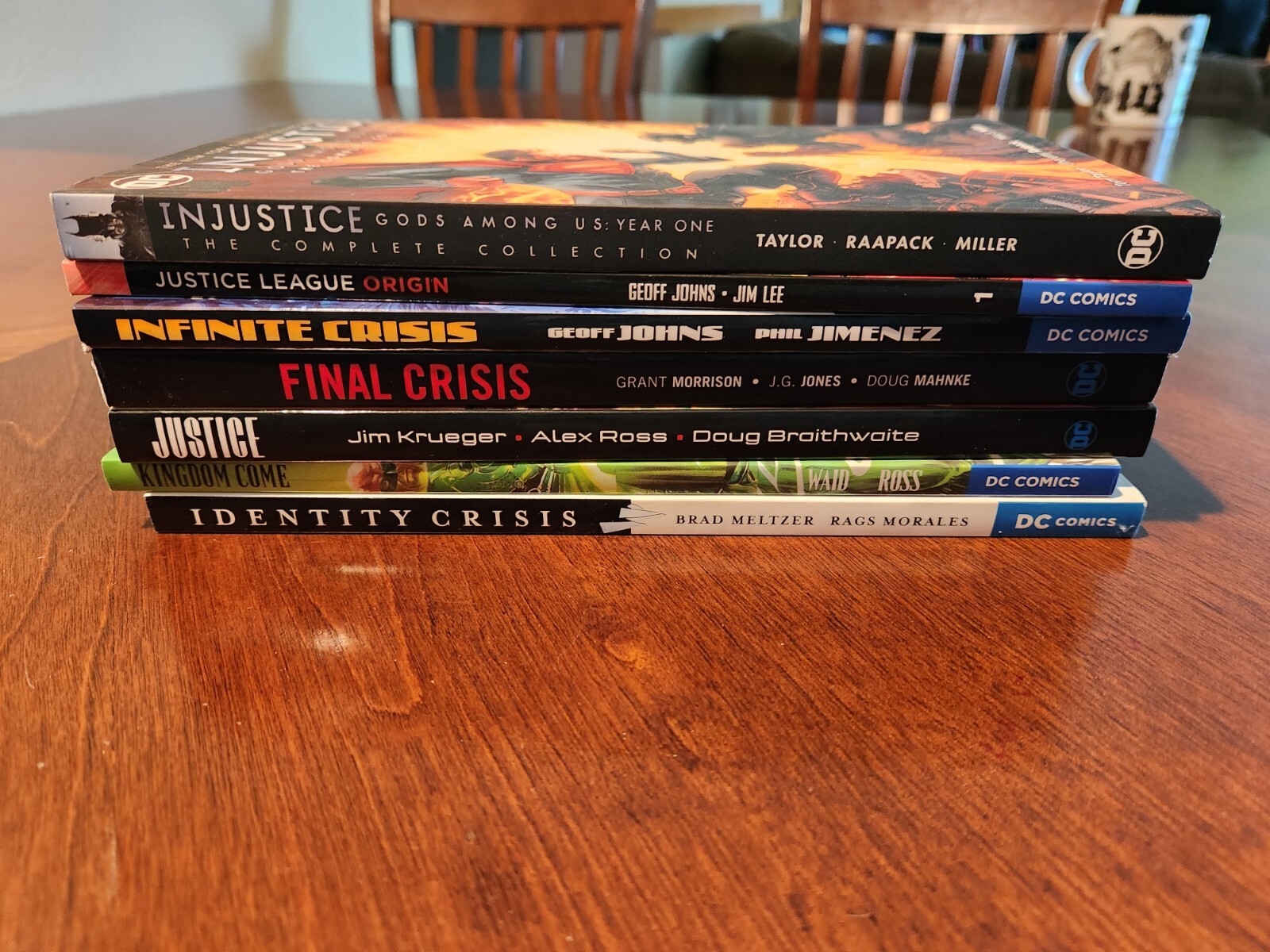 KINGDOM COME, Identity Crisis,  Infinite Crisis, Final Crisis 7 Total DC New