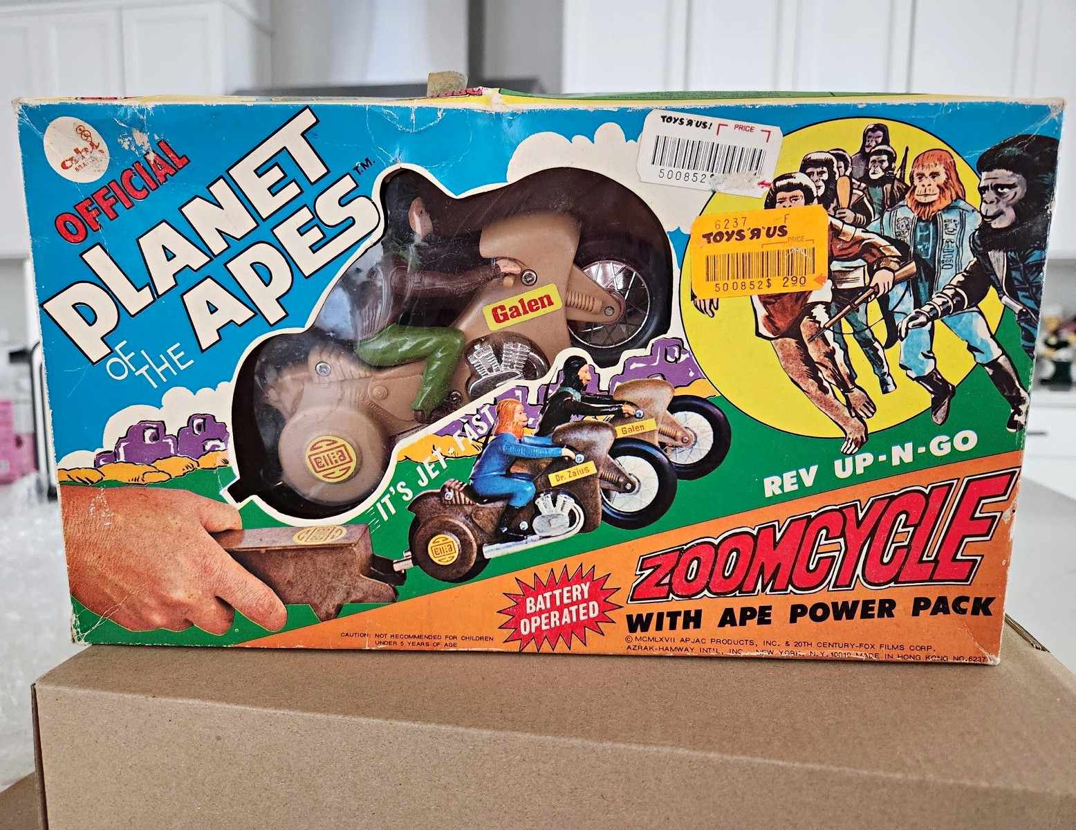 AHI Planet of the Apes  Galen Zoomcycle Ape Power Pack Battery Operated.