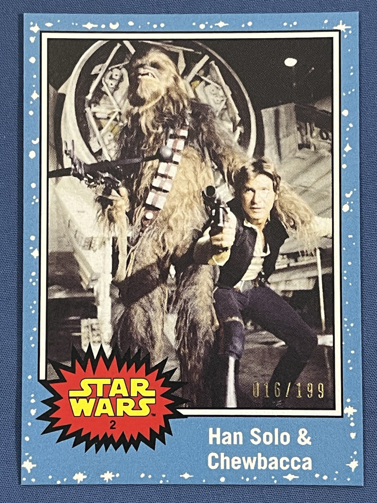 2018 Topps Star Wars San Diego Comic Con Promo /199 HAN SOLO & CHEWBACCA #2
