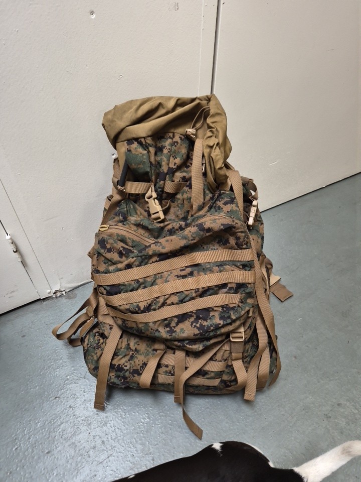 USMC GEN 2 MARPAT COMPLETE ILBE ARCYTERYX  PACK W/LID HIP BELT
