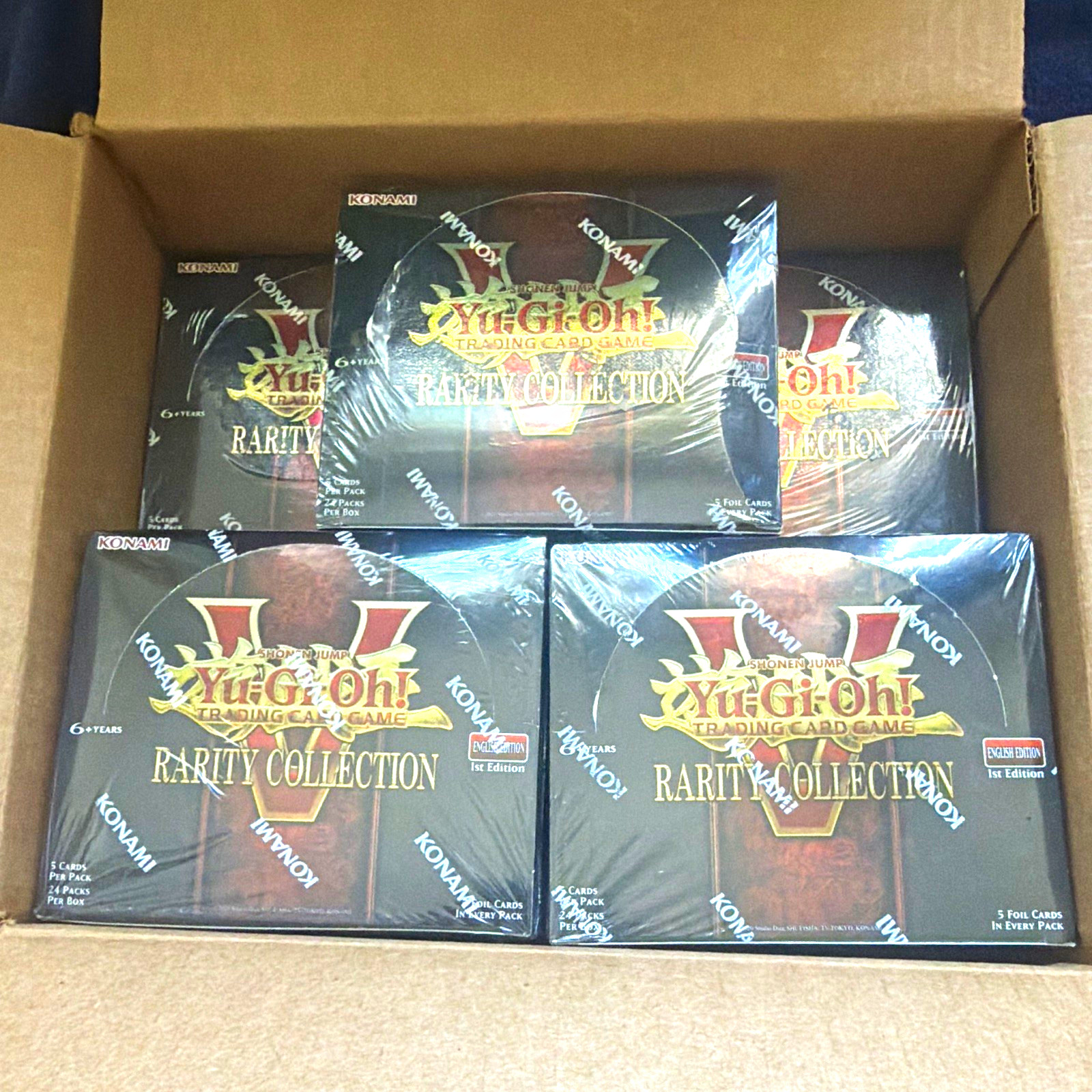 Konami Yu-Gi-Oh Rarity Collection V 1st Edition Trading Card Booster Box Konami Yu-Gi-Oh Rarity Collection V 1st Edition Trading Card Booster Box