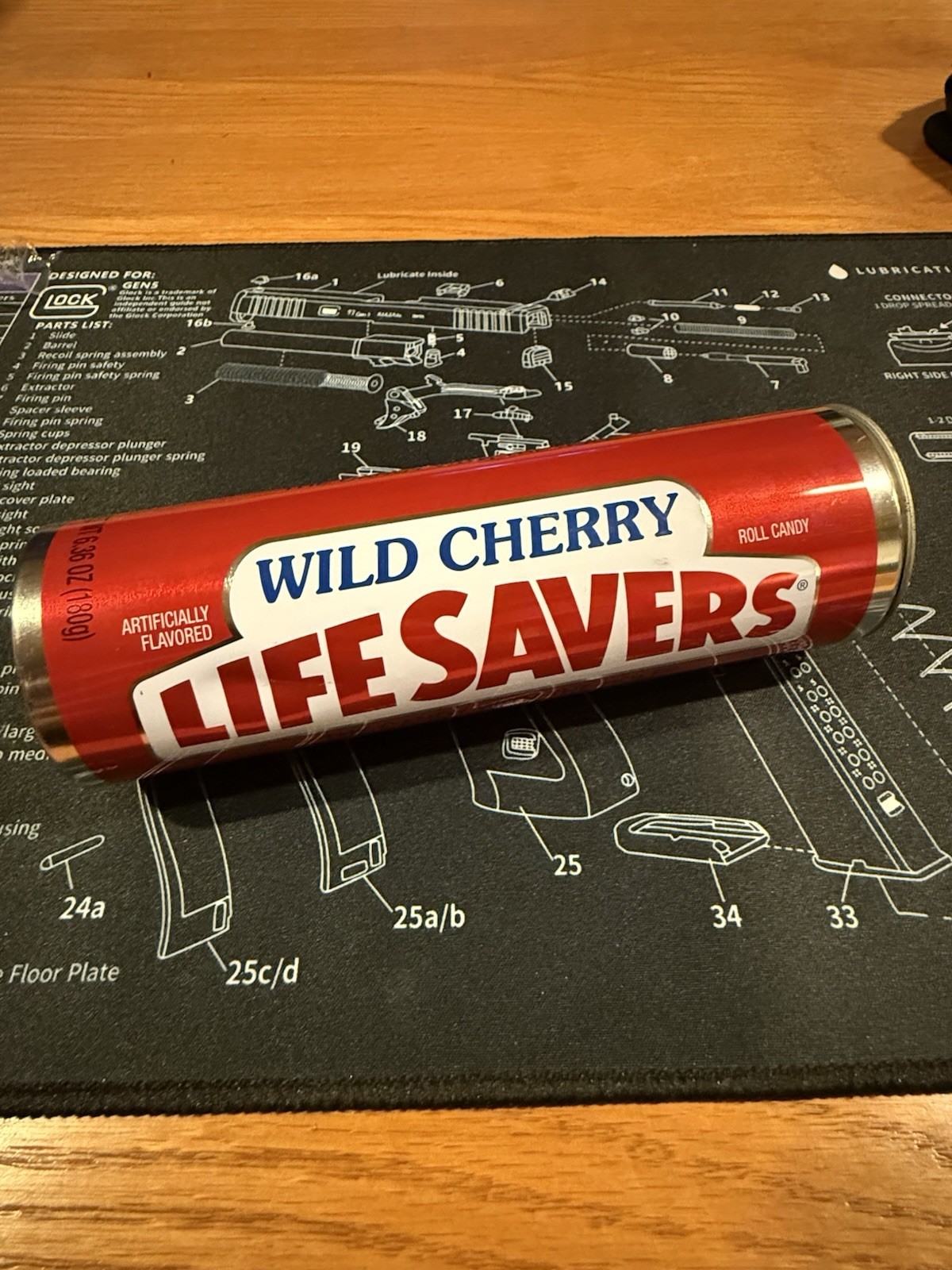 Vintage Lifesaver Tin Can Empty