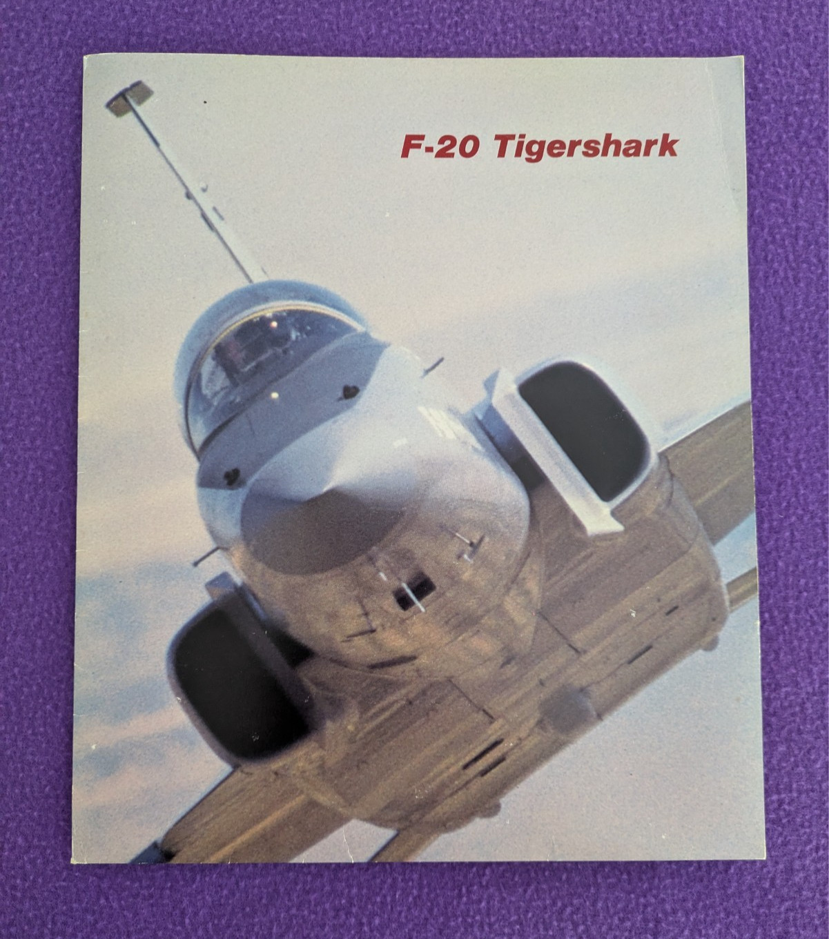 1984 Northrop F-20 Tigershark V.I.P. Media Press Kit Morrocco Sales Tour RARE