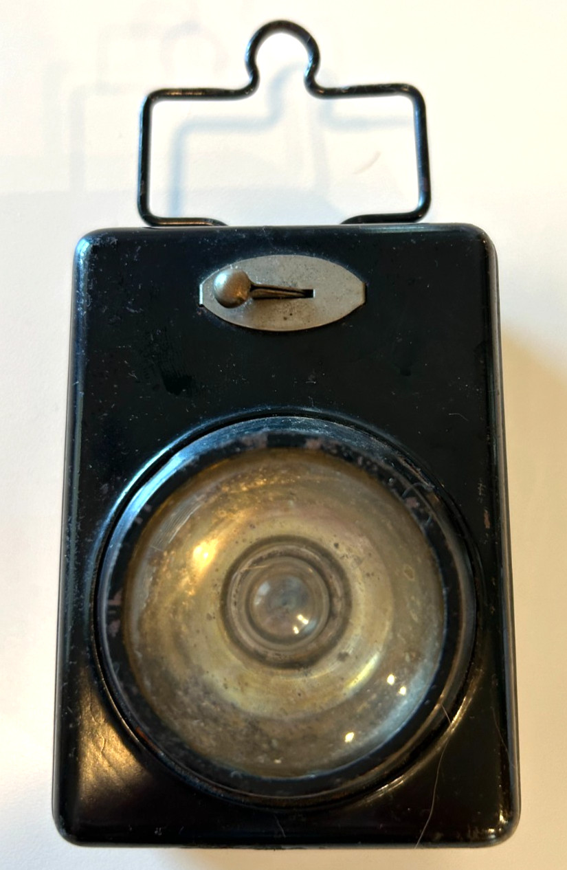 Vintage steel flashlight RARE