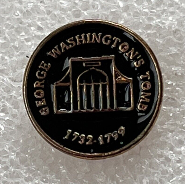 Vintage George Washington's Tomb Mount Vernon Lapel Pin Tie Tack
