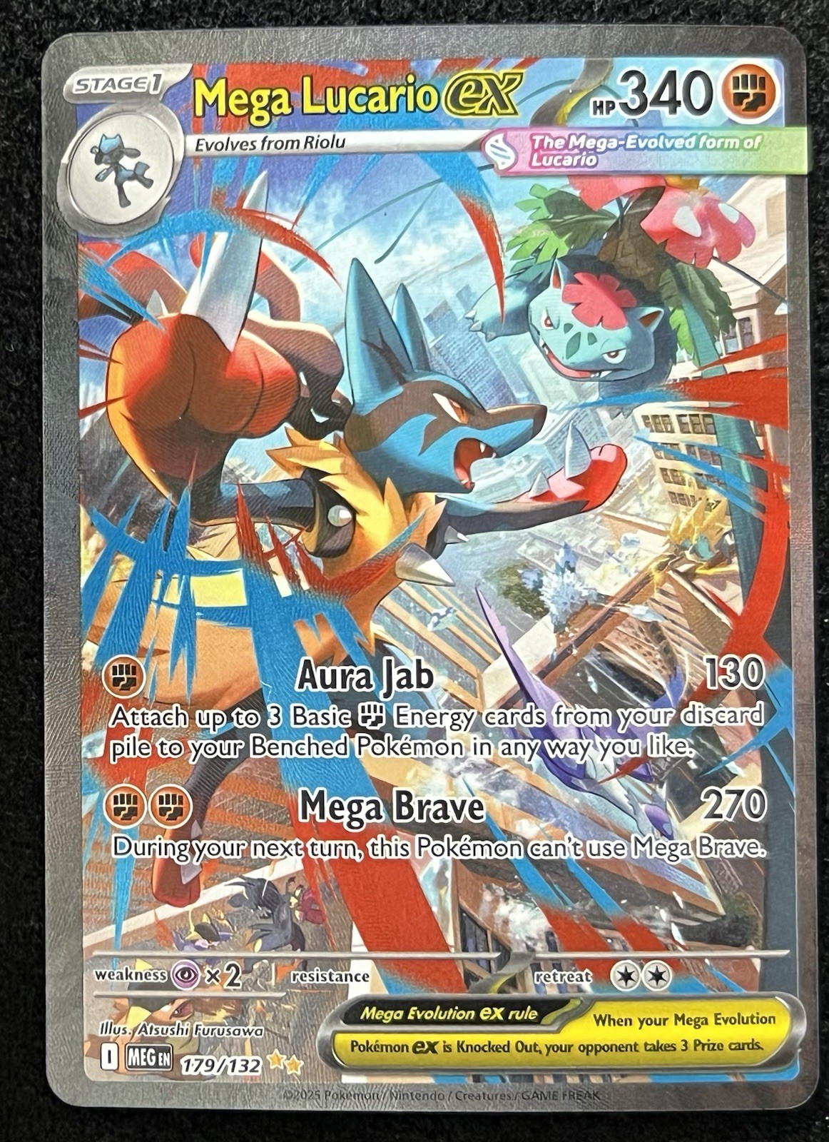 (NM) Mega Lucario ex 179/132 - Pokemon Mega Evolutions