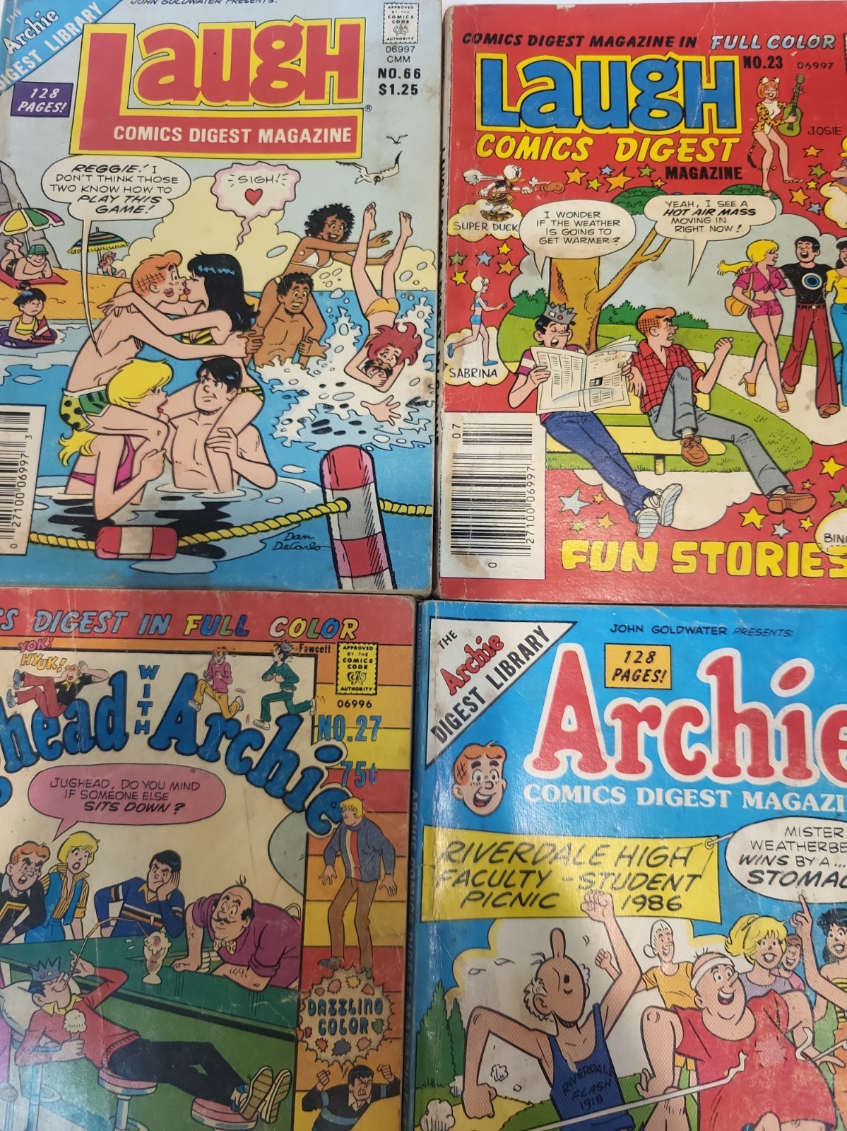 Vintage Lot of 7 Comics Archie Jughead 