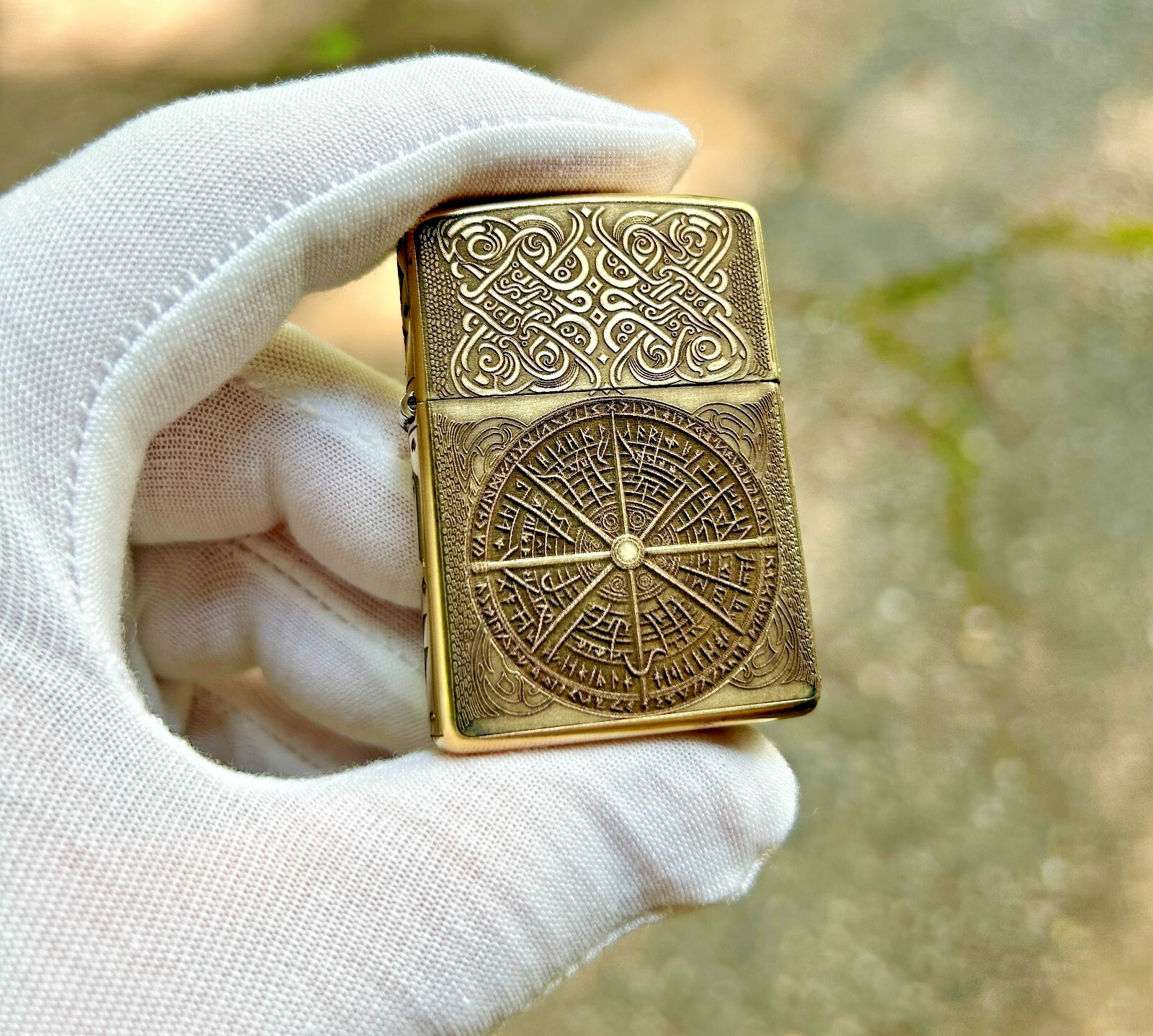 Engraved Zippo Norse Wayfinder Armor Genuine Zippo lighter | Viking Zippo
