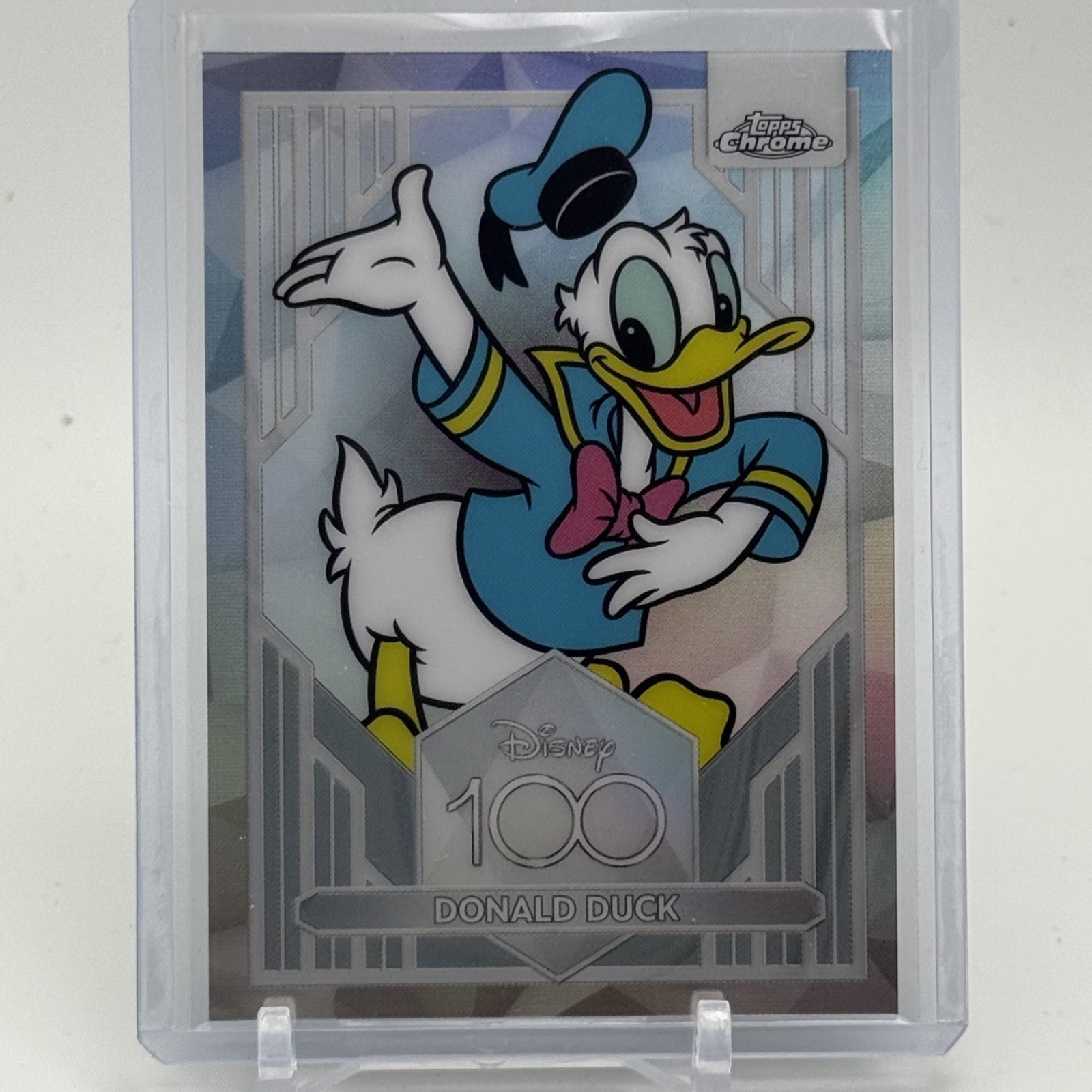 Donald Duck - 2023 Topps Chrome Disney 100 Refractor #86