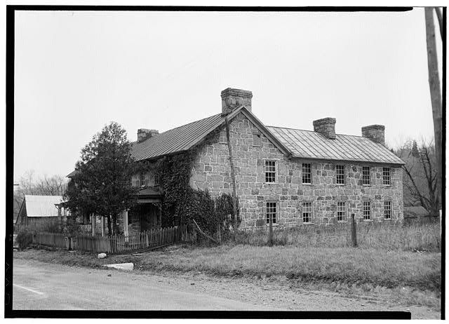 Photo:New Creek WV Old Stone Tavern Route 50 1900s Stone House