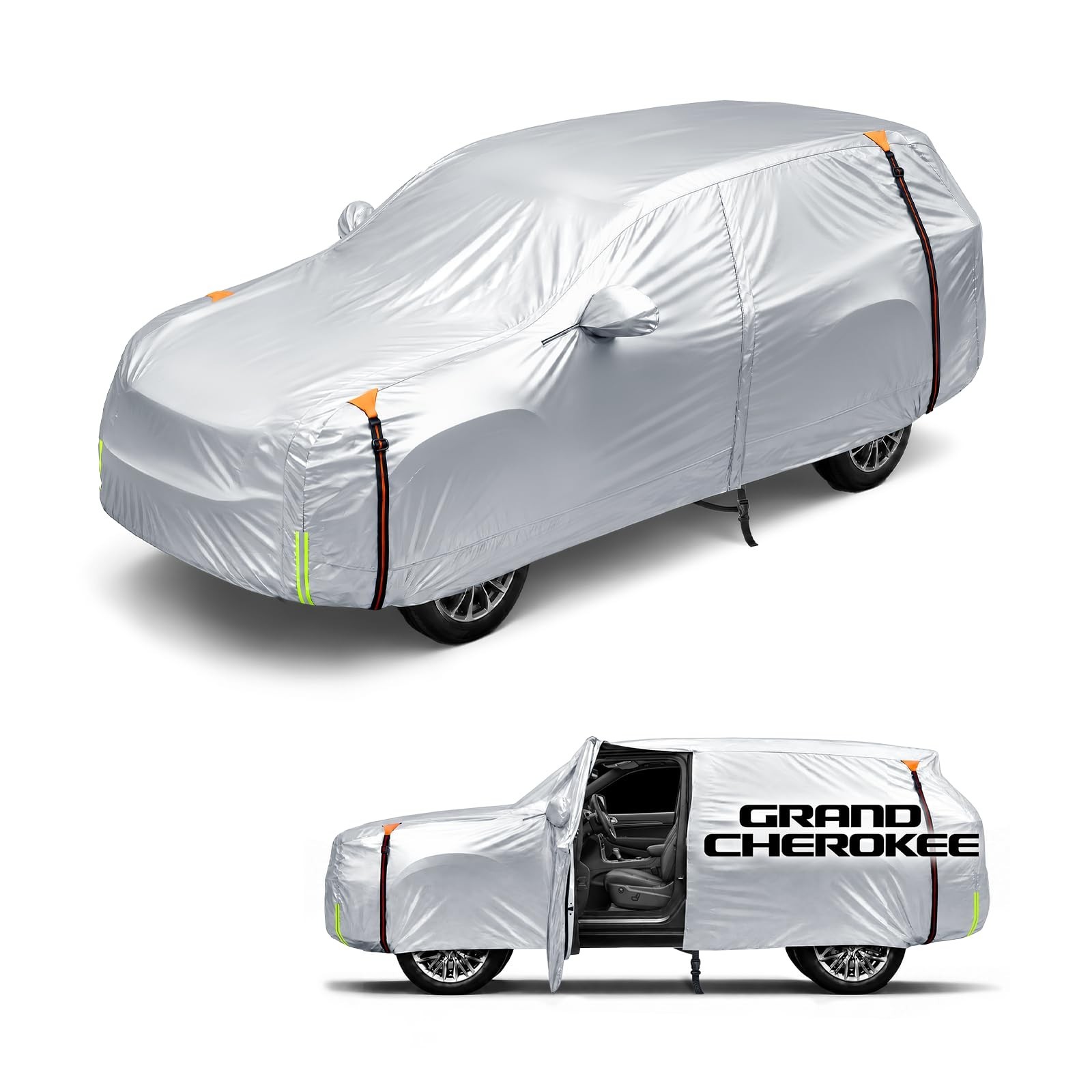 Wigoo Jeep Grand Cherokee Car Cover 1999-2026, Waterproof All Weather Wigoo Jeep Grand Cherokee Car Cover 1999-2026, Waterproof All Weather