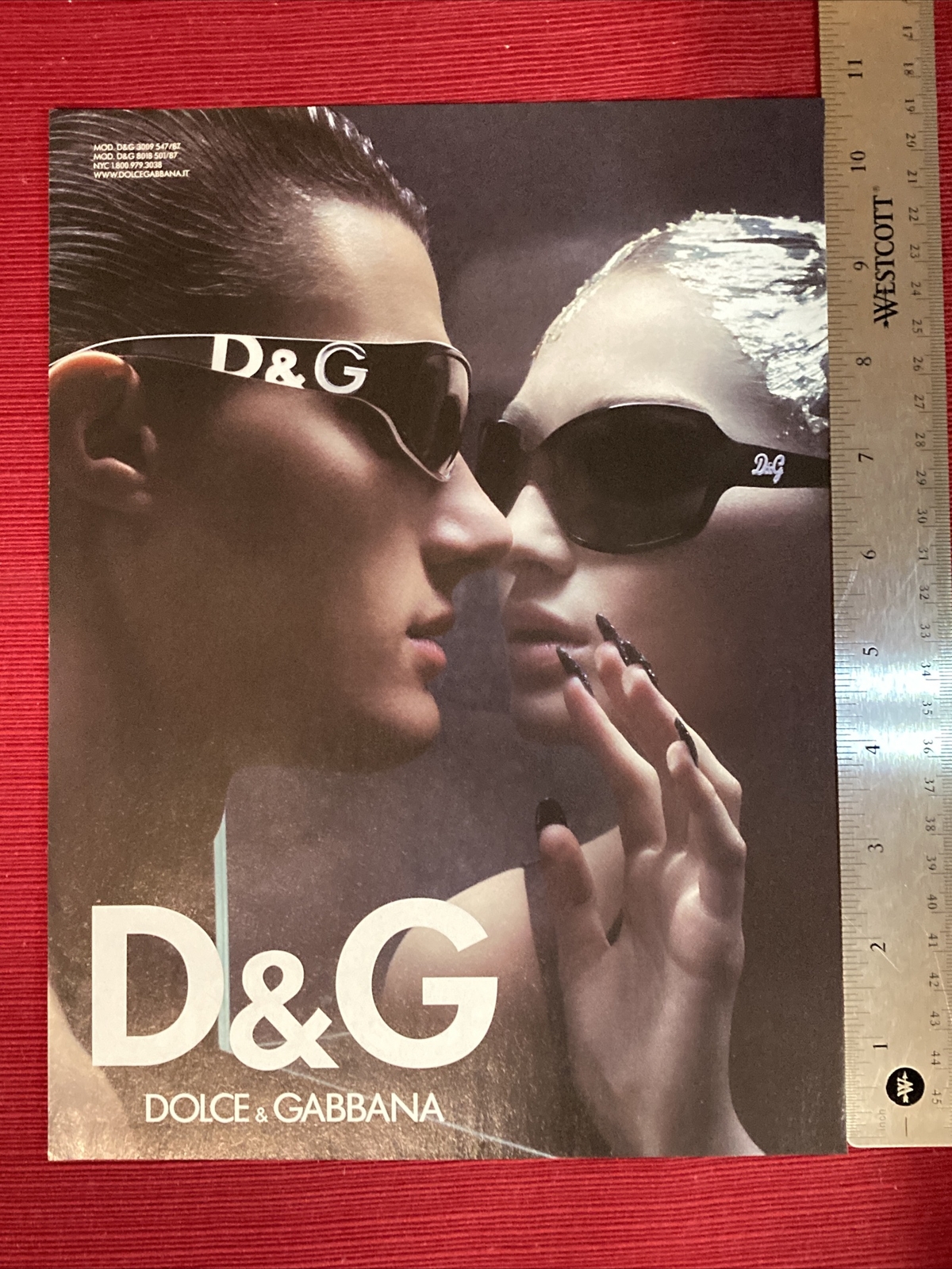 Dolce & Gabbana Men’s Eyewear Print Ad - Great to Frame