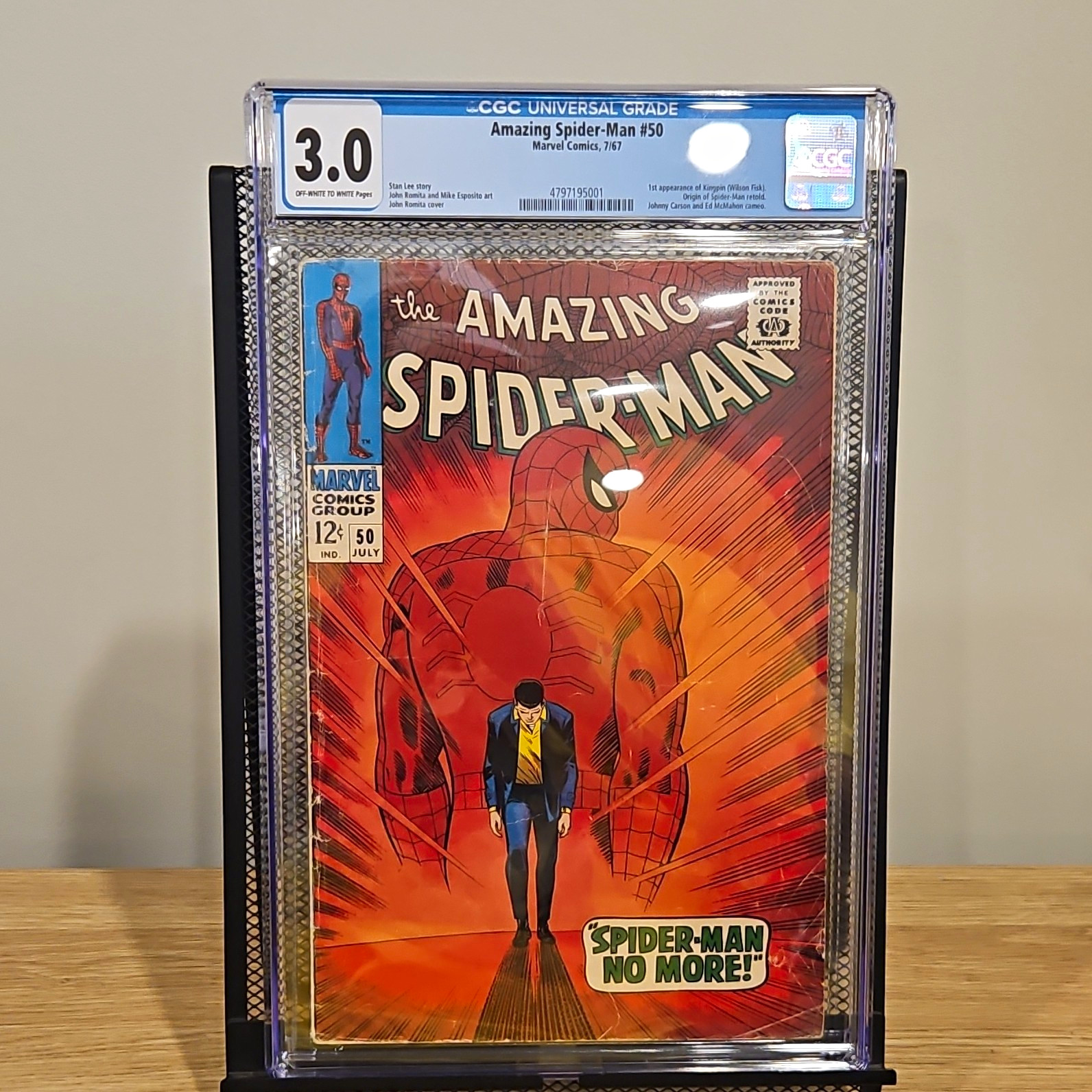 Amazing Spider-Man #50 CGC 3.0  4797195001  First Kingpin