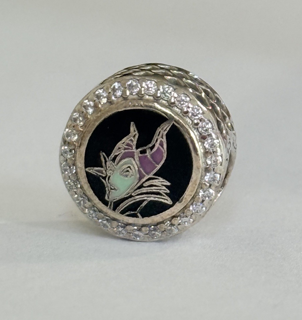 RunDisney Halloween Maleficent 13.1 Half Marathon 2025 Pandora Charm Rare NIB