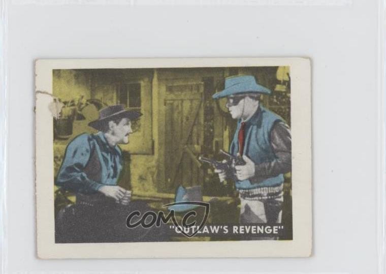 1950 Ed-U-Cards The Lone Ranger W536-2 Outlaw's Revenge Impersonation #19 z6d