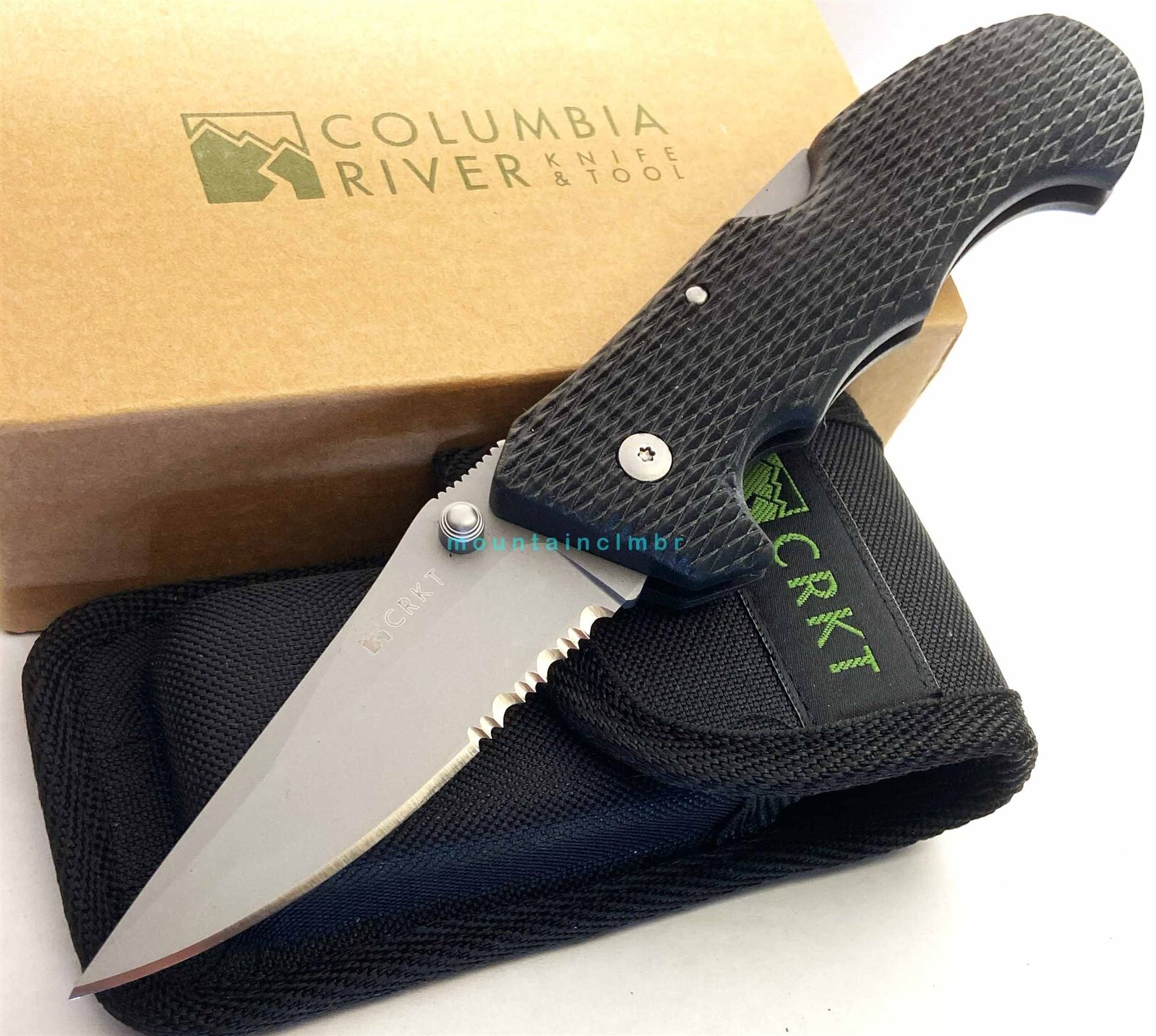 CRKT OLD VERSION DISCONTINUED Cascade Hammond Lockback Serr 8.5/5/3.5 Knife 6914