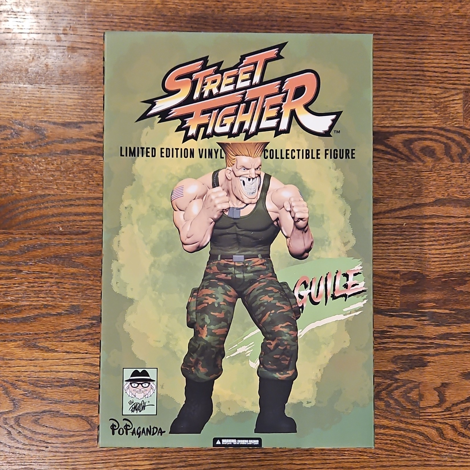 Popaganda Guile Limited Edition Street Fighter Figure Collectible Ron English