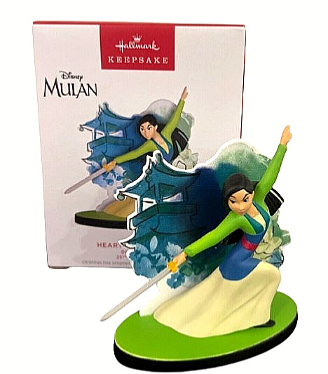 Hallmark 2023 Mulan Heart of a Warrior 25th Anniv Disney Keepsake Xmas Ornament