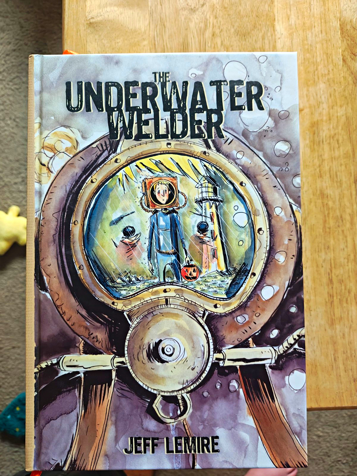 Jeff Lemire The Underwater Welder Hardcover Graphic Novel Signed And Numbered.