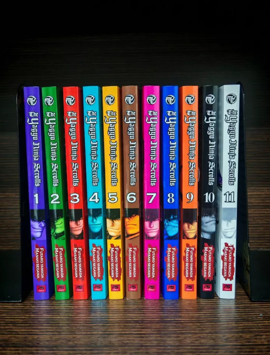 The Yagyu Ninja Scrolls English Manga Vol 1-11 English Version Comic 