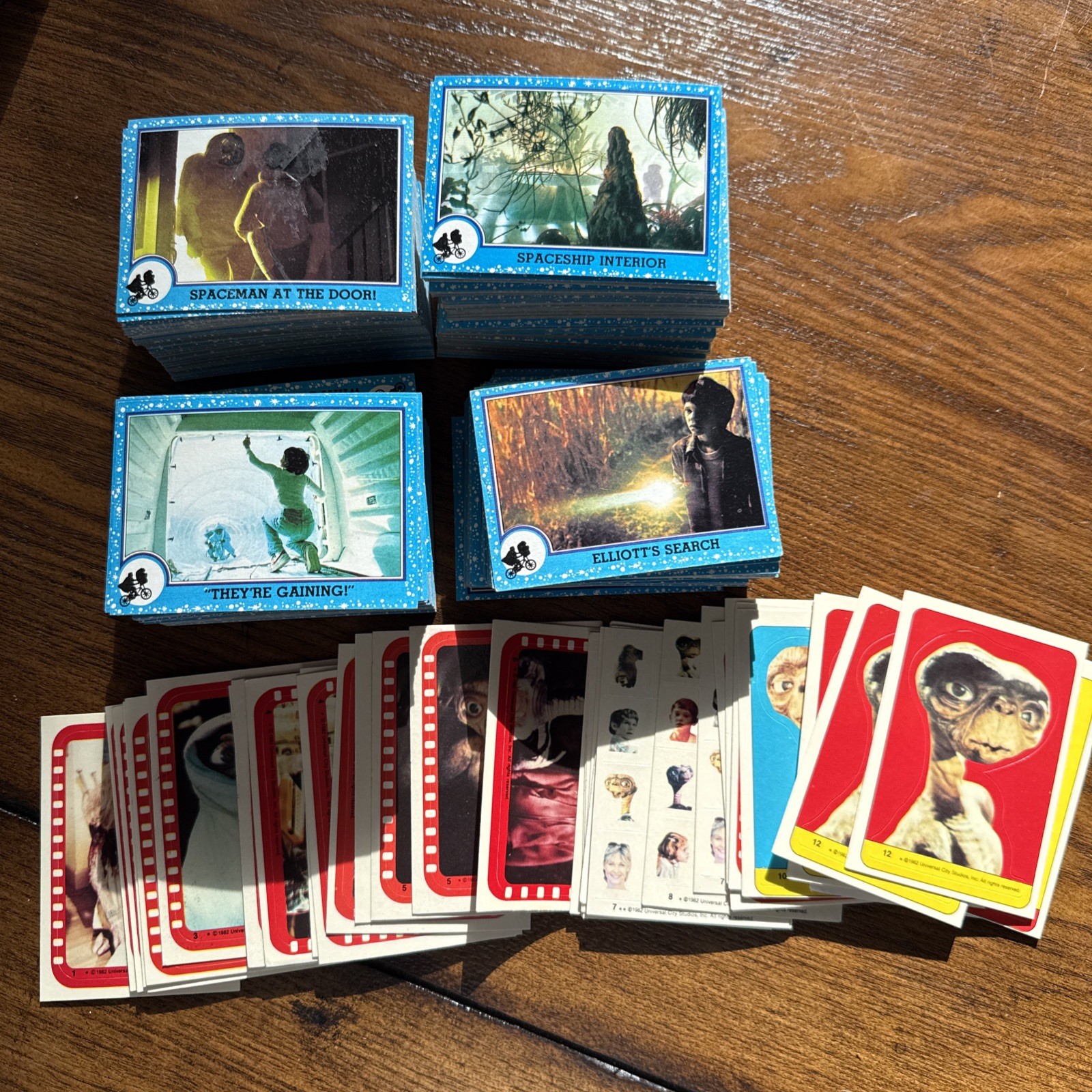 VINTAGE 1982 TOPPS - E.T. Movie Trading Cards 357 Cards 39 Sticker Cards Great